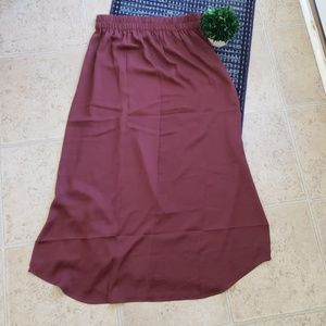 NWT Red LOFT Skirt